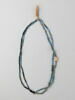 collier à pendentif ; collier à 2 rangs ; perle tubulaire, image 1/2