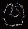 collier à pendentif ; collier à 2 rangs ; figurine de Bès au tambourin ; perle rondelle, image 3/6