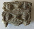 amulette oudjat quadruple parallèle ; amulette oudjat à dos lisse convexe, image 1/2