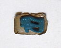 amulette oudjat simple biface ; perle, image 1/2
