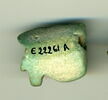 amulette oudjat simple monoface ; amulette oudjat à dos lisse convexe, image 2/2