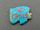 amulette oudjat simple monoface ; amulette oudjat à dos lisse convexe, image 2/2