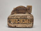 socle de statue ; statue de Ptah-Sokar-Osiris  ; élément momifié, image 4/8