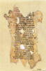 feuillet de codex ; fragments, image 3/8
