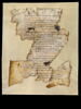 feuillet de codex ; fragments, image 2/2