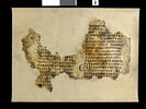 feuillet de codex ; fragments, image 3/8