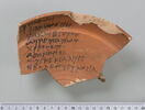 ostracon ; fragment, image 1/4