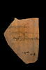ostracon ; fragment, image 6/6