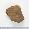 ostracon ; fragment, image 1/4