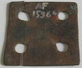 carton de tissage ; fragment, image 1/4