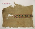 bande décorative d'habillement ; fragment, image 2/2