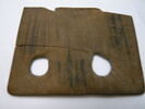 carton de tissage ; fragment, image 1/3
