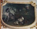 Deux chiens gardant du gibier, image 1/2