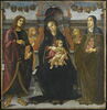 La Vierge et l'Enfant entre saint Jean Évangéliste, sainte Brigitte de Suède et deux anges, image 1/2
