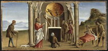 Saint Barthélemy faisant tomber l'idole Astaroth, image 1/2