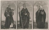 Saint Antoine (panneau supérieur du polyptyque 
