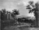 Paysage héroïque avec nymphe et satyre dansant, image 6/6