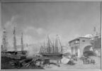 Le Duc d'Orléans débarquant dans le port d'Alger est reçu par le maréchal Vallée., image 1/2