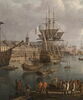 Vue de l'intérieur du port de Brest, prise de l'ancienne cale de l'Intendance, en 1795, image 3/6