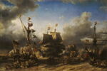 Embarquement de Ruyter et de William de Witt, au Texel, 1667, image 1/3