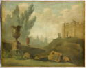Paysage avec ruines et vase, image 1/3