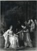Saint Louis, à son avènement à la couronne, remet à la Reine Blanche de Castille, sa mère, la Régence du Royaume, image 3/3