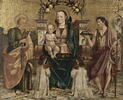 La Vierge et l'Enfant entre saint Pierre et saint Jean-Baptiste avec deux anges agenouillés, image 1/2