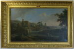 Paysage avec pêcheur au bord d'une rivière, image 2/2