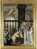 Sainte Geneviève reçoit une palme de saint Médard le jour du dimanche des Rameaux, image 1/2
