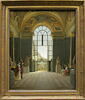 Vue de la salle de la Paix, au Louvre, vers 1820, image 3/4
