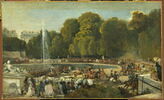 Entrée de la duchesse d'Orléans (Hélène de Mecklembourg) dans le jardin des Tuileries, à Paris, le 4 juin 1837, image 1/4