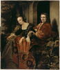 Portrait d'un couple accoudé à la balustrade d'un perron, dit autrefois Portrait du peintre Ferdinand Bol et de sa femme Lisbeth Dell, image 3/4
