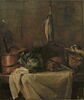 La Table de cuisine, dit aussi Le Larron en bonne fortune, ou Les Harengs avec chat., image 2/2