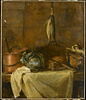 La Table de cuisine, dit aussi Le Larron en bonne fortune, ou Les Harengs avec chat., image 1/2
