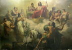 Plafond : La dispute de Minerve et de Neptune au sujet d'Athènes., image 2/2