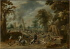Pillage d'un village dit aussi L’Incendie de Wommelgen près d’Anvers en 1589, image 1/3