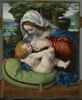 La Vierge allaitant l'Enfant, dit La Vierge au coussin vert, image 1/12