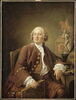 Edme Bouchardon ( 1698-1762), sculpteur; près de lui un modèle de 