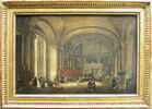 Les marchands d'estampes sous le guichet de la colonnade, image 2/2