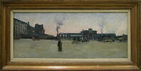 Le Palais des Tuileries après l'incendie de 1871, vu depuis le Jardin du Carrousel, image 6/6