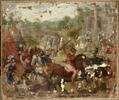 Combat devant les murailles, image 1/2