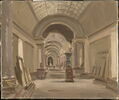 La Grande Galerie du Louvre pendant les travaux, en 1946., image 2/3