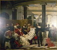 Jules II ordonnant les travaux du Vatican et de Saint-Pierre à Bramante, Michel-Ange et Raphaël, image 1/4