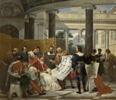 Jules II ordonnant les travaux du Vatican et de Saint-Pierre à Bramante, Michel-Ange et Raphaël, image 1/7
