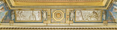 Jules II ordonnant les travaux du Vatican et de Saint-Pierre à Bramante, Michel-Ange et Raphaël, image 6/7