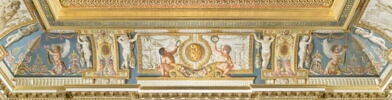 Jules II ordonnant les travaux du Vatican et de Saint-Pierre à Bramante, Michel-Ange et Raphaël, image 2/7