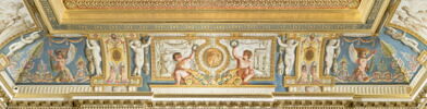Jules II ordonnant les travaux du Vatican et de Saint-Pierre à Bramante, Michel-Ange et Raphaël, image 4/7