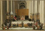 Le Concile de Trente (vingt-troisième session, 15 juillet 1563,  dans la nef centrale de la cathédrale San Vigilio de Trente), image 2/3