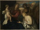 La Vierge, l'Enfant Jésus et les trois repentants (David, la Madeleine et le Fils prodigue), image 1/3