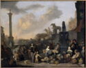 Le marché aux herbes à Rome, près du Capitole, vue de fantaisie, image 2/3